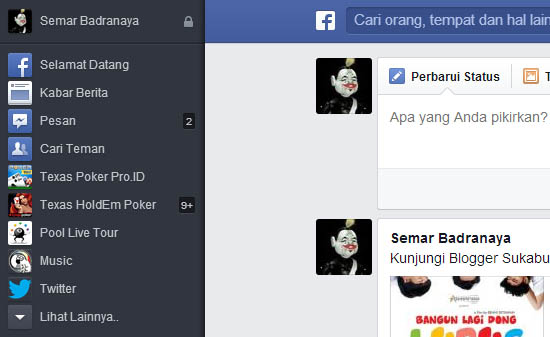 tampilan facebook terbaru 2013