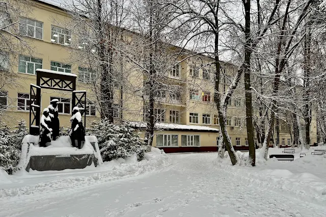 Химки, Библиотечная улица, территория Московского государственного института культуры