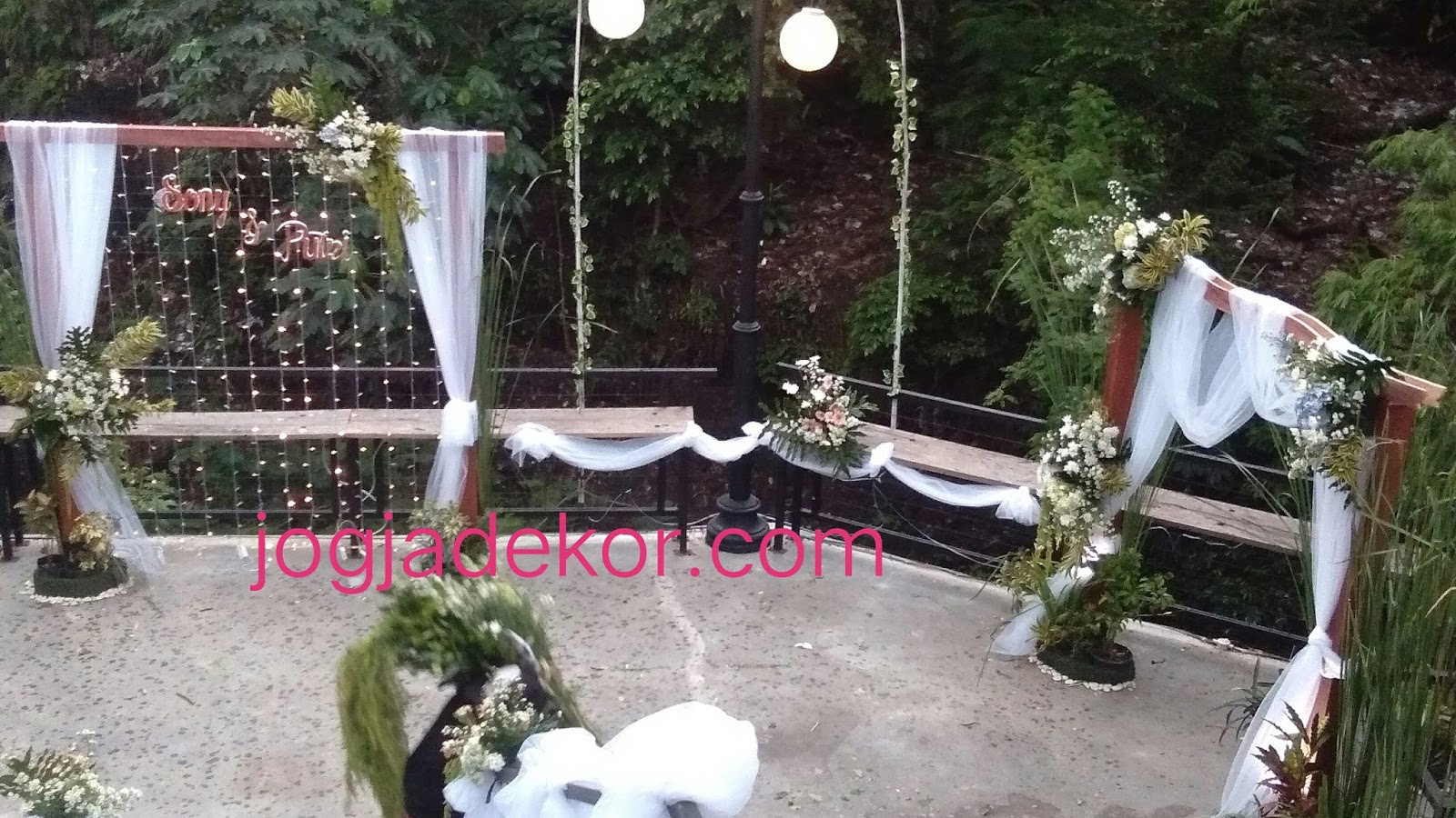 Dekorasi Wedding Out Door Jogja Yogyakarta 087838432001 