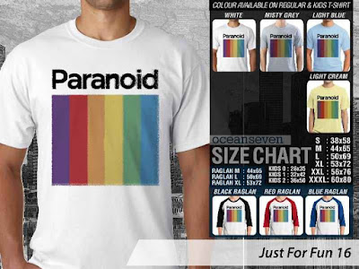 T Shirt Casual Design Paranoid