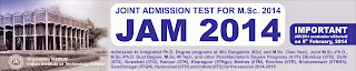 IIT JAM Admit Card 2014