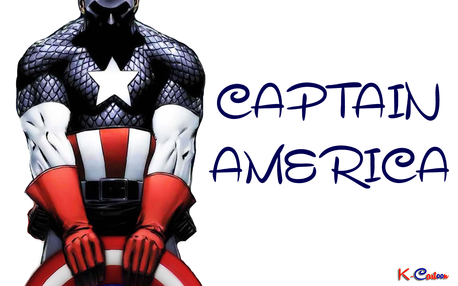 Gambar HD Captain America Vektor Terbaru - K-Kartun