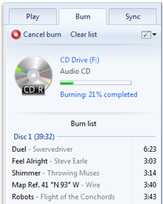 bakar CD