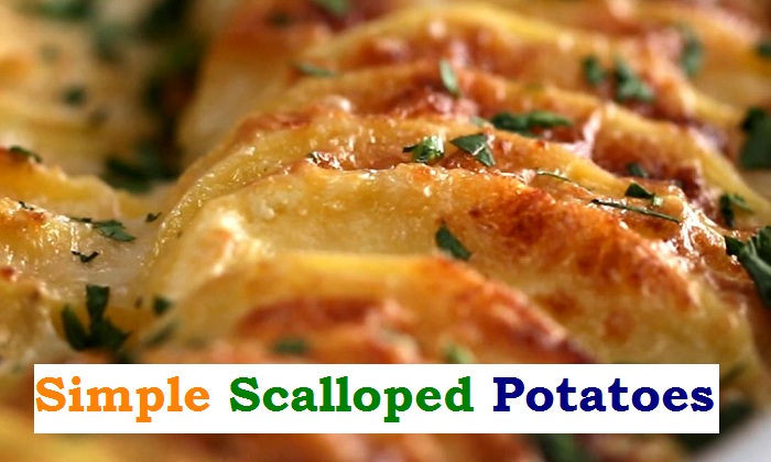 Easter Recipes : Simple Scalloped Potatoes