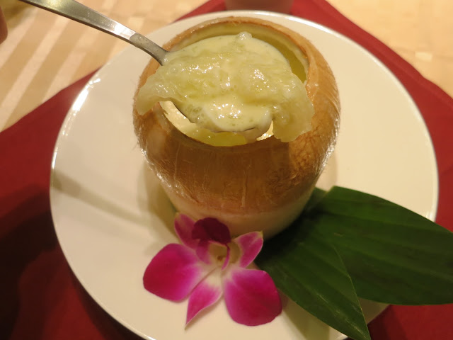 Double Boiled Bird's Nest in Whole Coconut