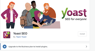 Yoast SEO plugin on WordPress