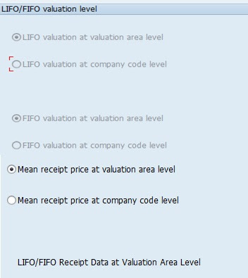 SAP Inventory Valuation through FIFO