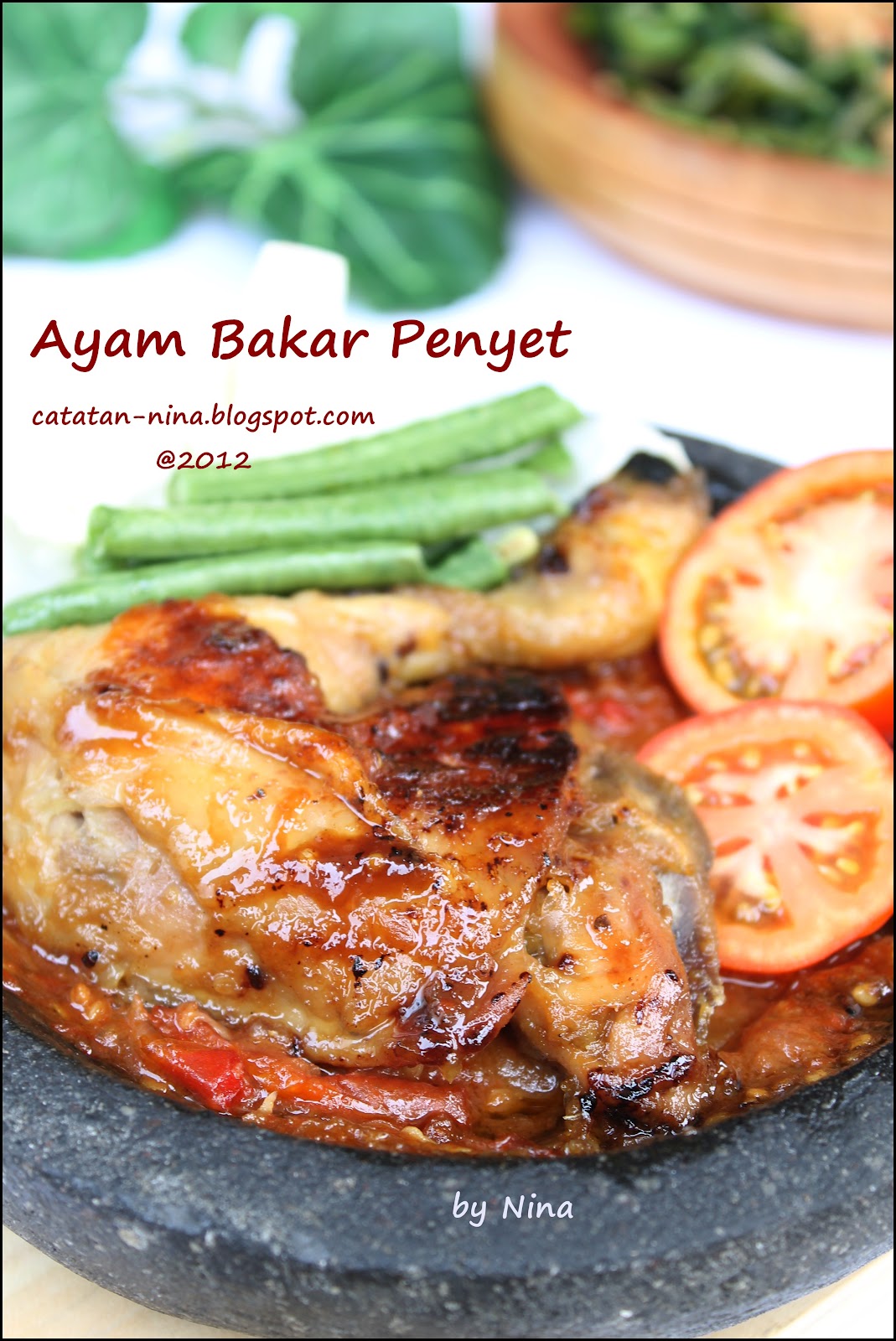 AYAM BAKAR PENYET  Resep Kue Masakan dan Minuman Cara