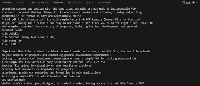 Verifying PDF file data in Playwright