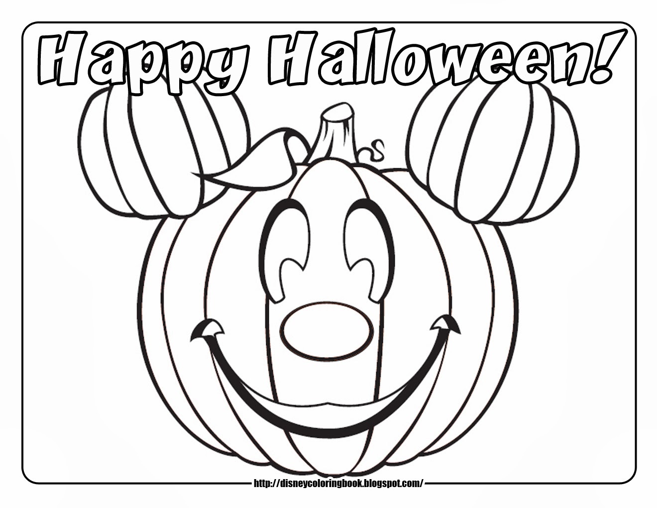 Halloween Coloring Pages - Free Printable - Minnesota Miranda