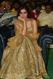 Raashi Khanna Stills at Venky Mama Movie Pre Release Event