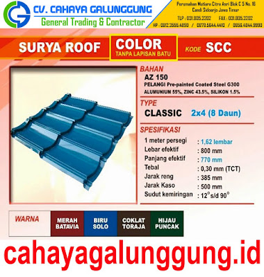 Genteng Metal Surya Roof