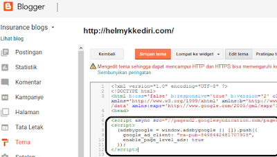 Cara mendaftarkan blog kegoogle adsense 1