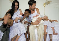 Angelina Jolie et Brad Pitt en famille