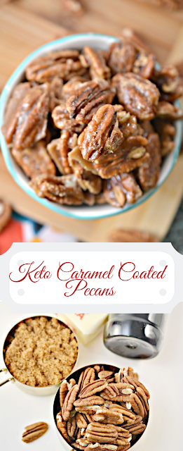 Keto Pecans – Low Carb Keto Caramel Coated Pecans