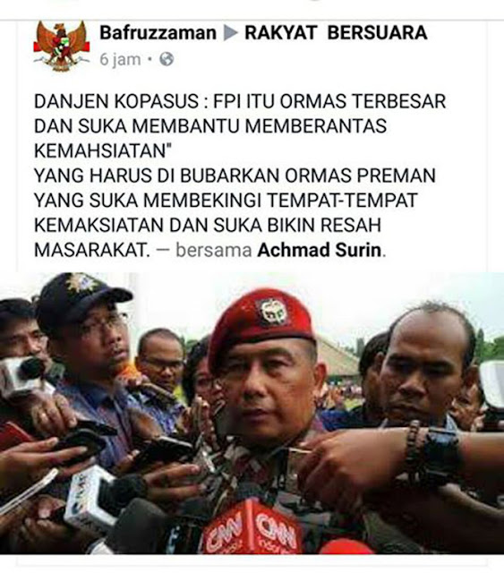 Danjen Kopassus diserang info hoax, ini akun yang menyebarkan