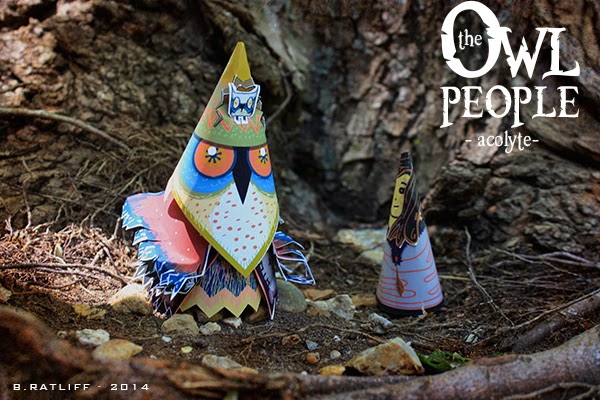 Owl People Acolyte Paper Toy