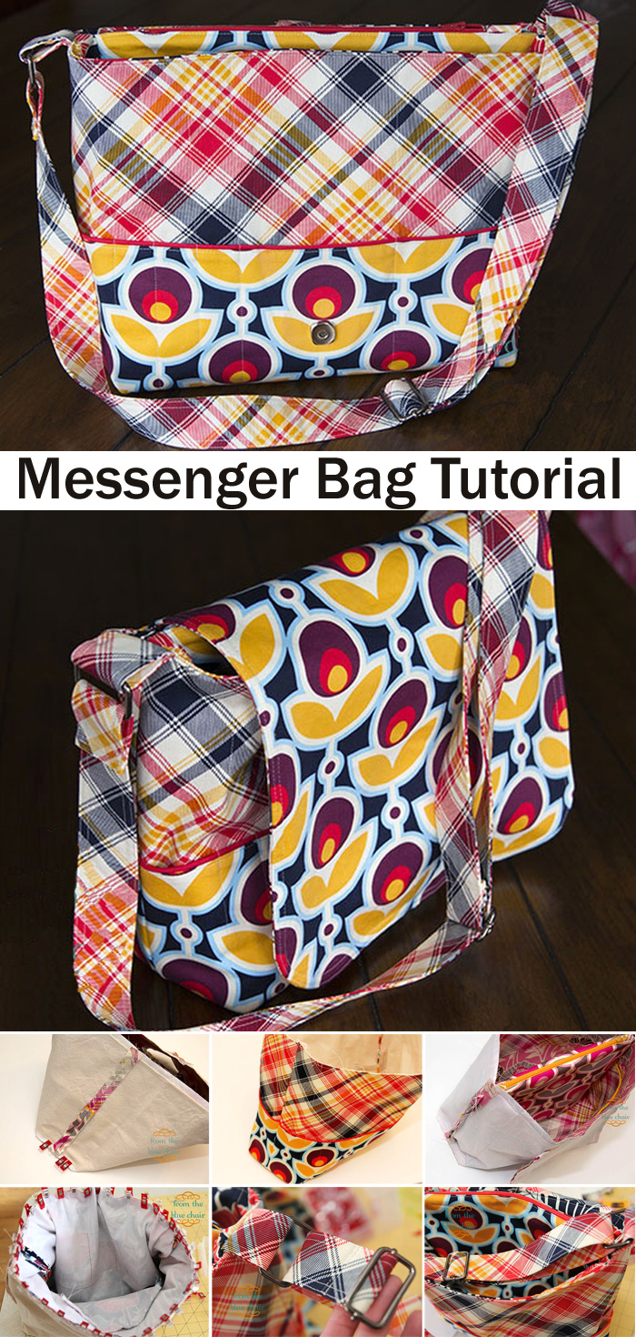 Messenger Bag Free Pattern & Tutorial.