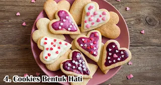 Cookies Bentuk Hati merupakan salah satu rekomendasi kado valentine yang tepat untuk rekan kerja