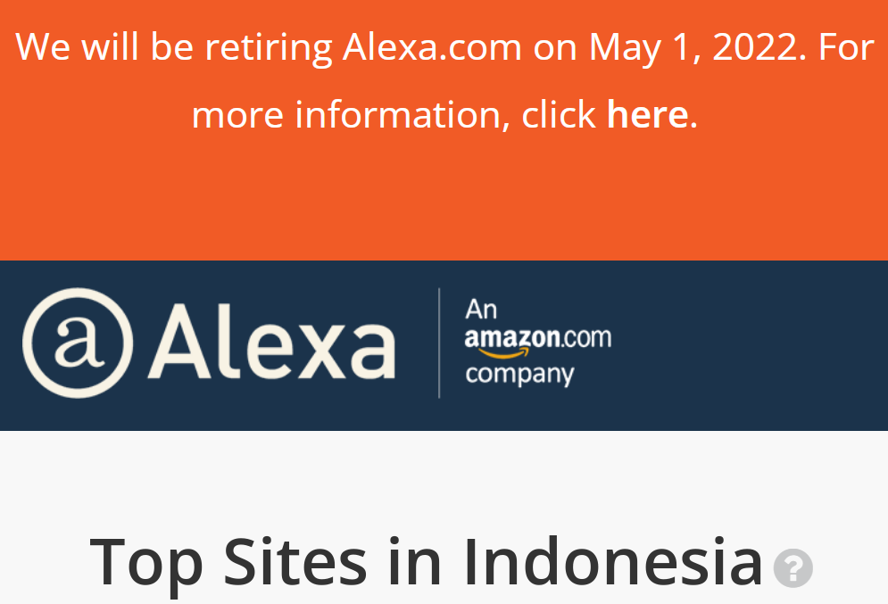 50 Top Website Indonesia versi Alexa - Campusnesia.co.id