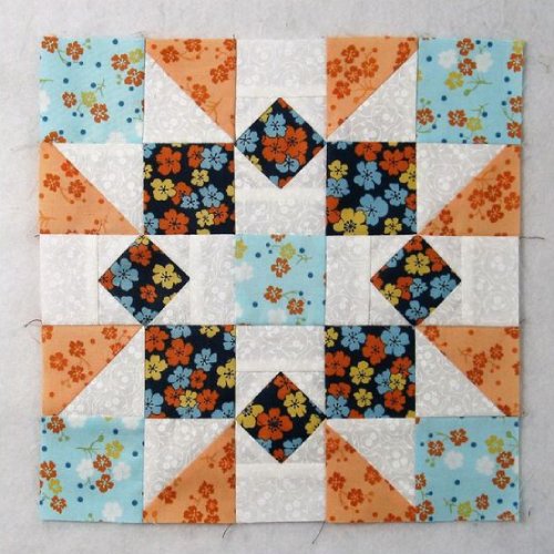 Rocky Mountain Chain Quilt Block Tutorial