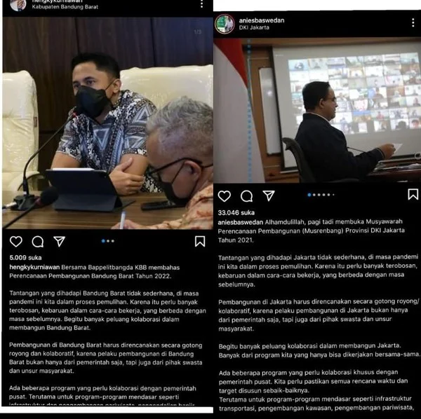 Hengky Kurniawan Copas Postingan Anies soal RPJMD?