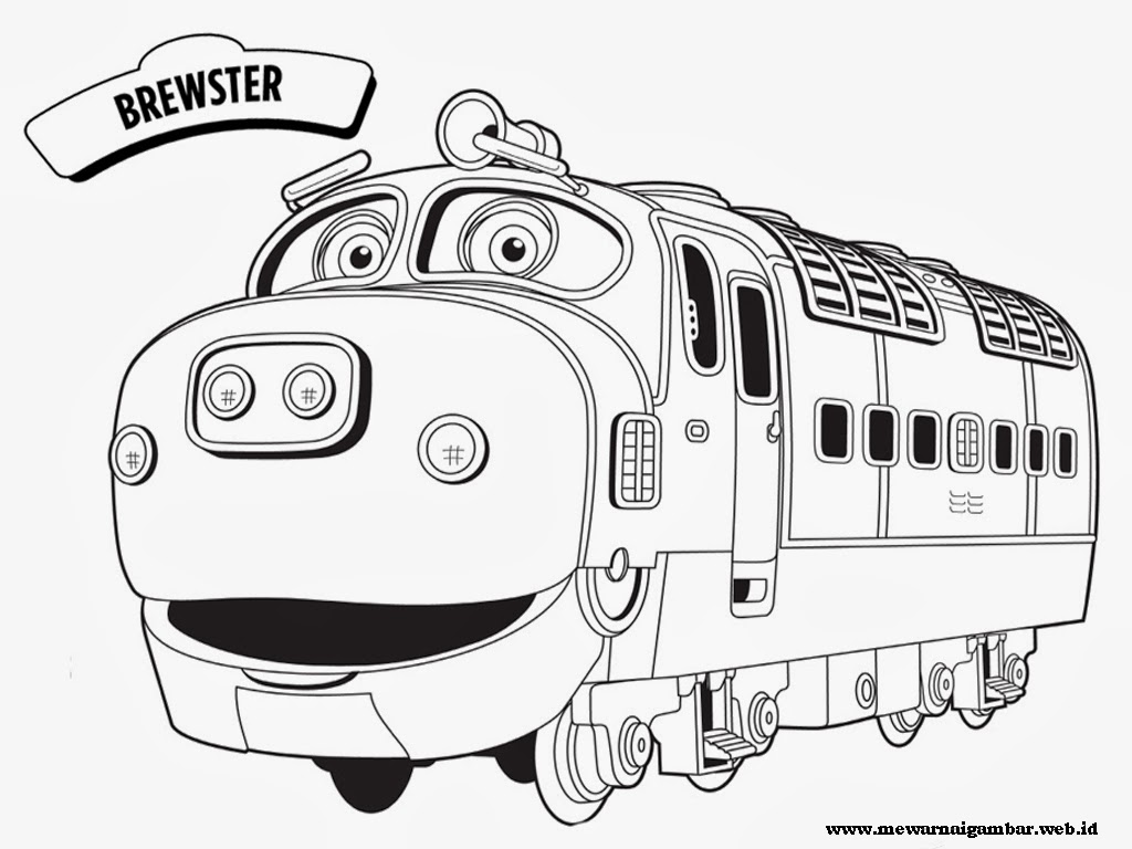 Gambar Mewarnai Kereta Chuggington Mewarnai Gambar