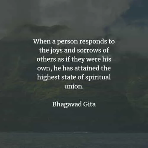 Famous quotes and sayings by Bhagavad Gita