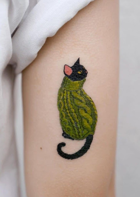 Tatuagem de gato - 50 ideias femininas para se inspirar!