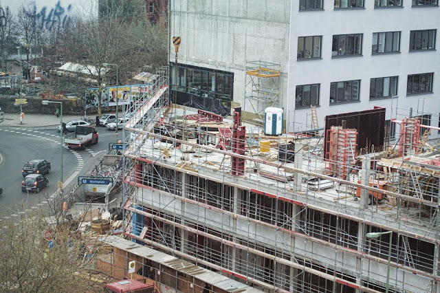 Baustelle Erweiterung AUFBAU HAUS durch den Neubau Prinzenstraße 84, 10969 Berlin, Moritzplatz, Oranienstraße, 17.03.2014