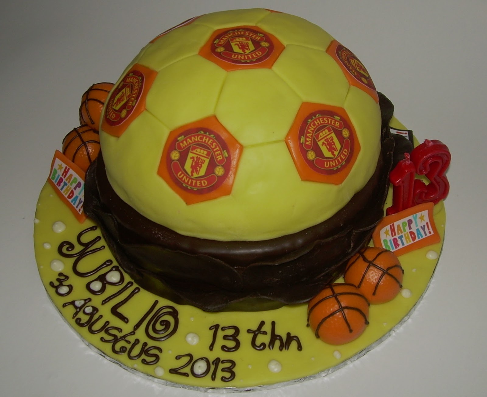 Gambar Soccer Cake Birthday Brothers Mama Cakes Jadinya 