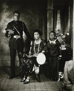 James Van Der Zee, Garveyite Family, Harlem, 1924.