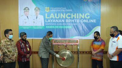 Pemkab Dairi Launching Layanan BPHTB Online Host to Host