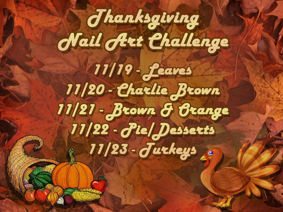Peace Love Lacquer: Thanksgiving Nail Art Challenge Day 4 