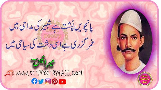 Meer Anees Shayari in Urdu || Meer Anees Sad Poetry || Best Poetry of Meer Anees