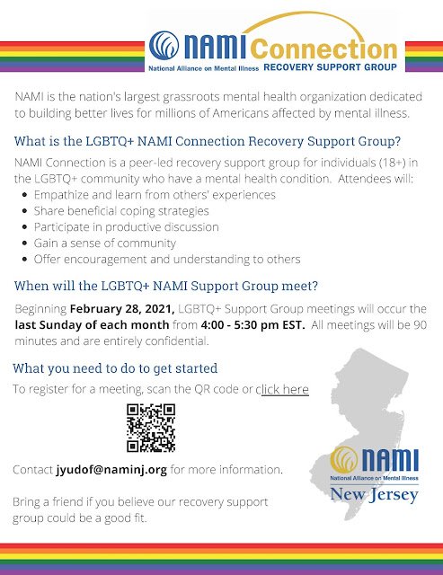 New NAMI NJ Connections peer support program