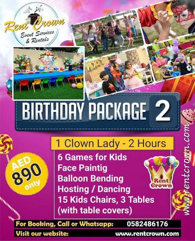 Birthday Party Planner UAE | Birthday Party Packages