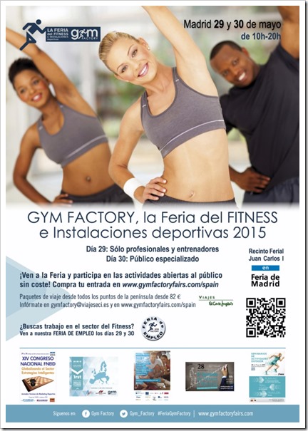 GYM FACTORY 2015 La Feria del Fitness e Instalaciones Deportivas ya calienta motores.