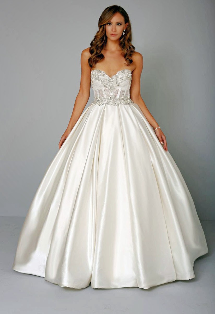Most Expensive White Wedding Dresses with Bling Ideas