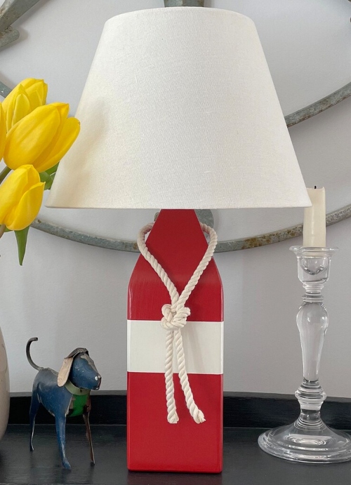 Nautical Red Buoy Lamp