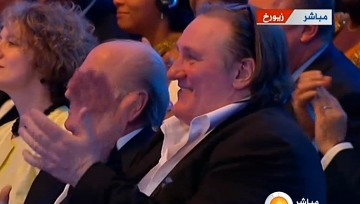 Gerard%2Bd%25C3%25A9pardieu%2Bassite%2Bcer%25C3%25A9monie%2Bballon%2Bd%2527or%2B2012 Ballon dOR 2012: Gérard Depardieu est présent