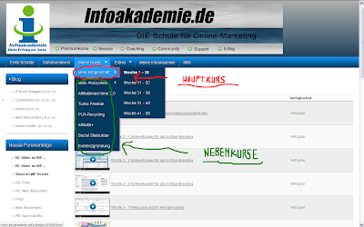 Hier siehst du die Kurse der Infoakademie