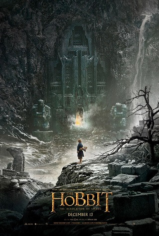 Cartel de El Hobbit, la desolación de Smaug