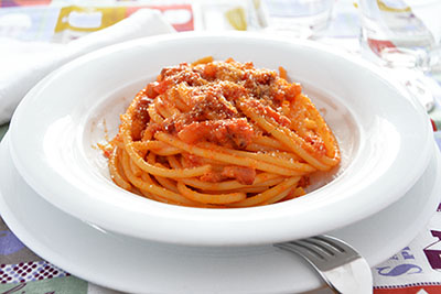 Bucatini all'amatriciana