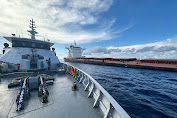 Guskamla  Koarmada III Laksananakan Waspam  MV Indian Partnership Yang Bocor Di Tengah Laut