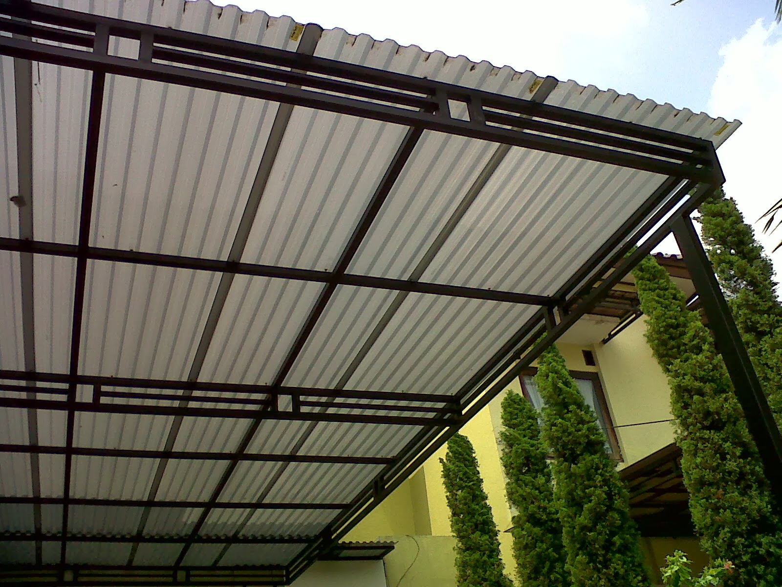 Contoh Atap  Canopy Minimalis Dengan Solar Tuff