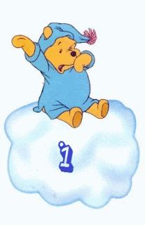 Abecedario de Winnie the Pooh a Punto de Dormir.