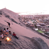 Sandboarding con Fogata