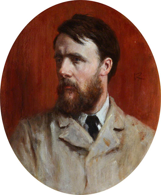 George Reid, Self Portrait, Portraits of Painters, Fine arts, Portraits of painters blog, Paintings of George Reid, Painter George Reid