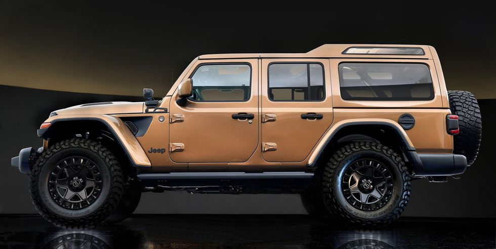 A three-row Jeep Wrangler for SEMA